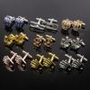 Luxury Men Jewelry Wedding Party Metal Shirt Cufflinks Cuff Links Accessory Beauty