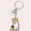 Новые Металлические Милые Брелоки для Ключей в Виде Собаки Таксы, Кольцо для Ключей от Машины, Подвеска для Домашних Собак с Сердечком, Подарок для Мужчин, Аксессуары для Подарков Лучшему Другу