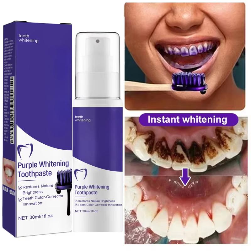 Teeth Whitening Toothpaste Serum Remove Plaque Stains Oral Hygiene Cleaning Dental Bleaching Tools Fresh Breath Tooth Care