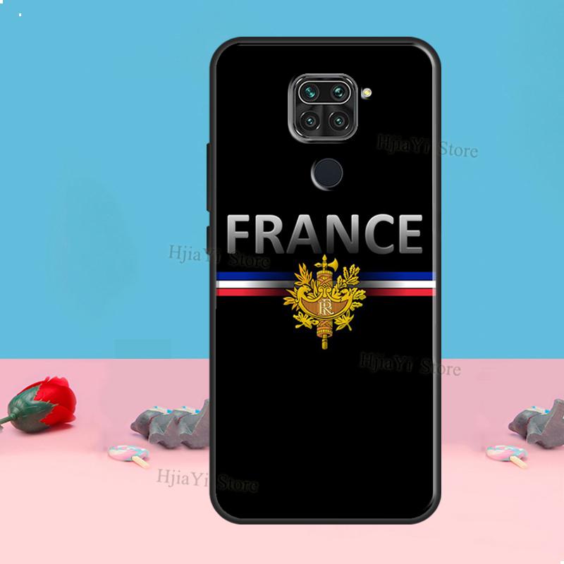 Чехол с флагом Франции для Redmi Note 8 9 10 11 12 Pro Plus 10S 11S 12S Чехол для Redmi 9C 10A 10C 12C Coque