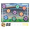 100cm Soccer Game Mat Set with Adhesive Balls Soccer Ball Game Set Foldable Mini Soccer Games Set for Backyard Lawn