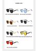 2025 Retro Square Steampunk Metal Sunglasses with Universal Fit