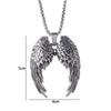 Stainless Steel Choker Korean Style Necklace Men Clavicle Chain Angel Wing Necklace Fashion Jewelry
