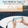 USB C Тип C в HDMI Телефон Проекционный экран Высокое разрешение Трансвертер Преобразователь Кабель Линия 4K30Hz