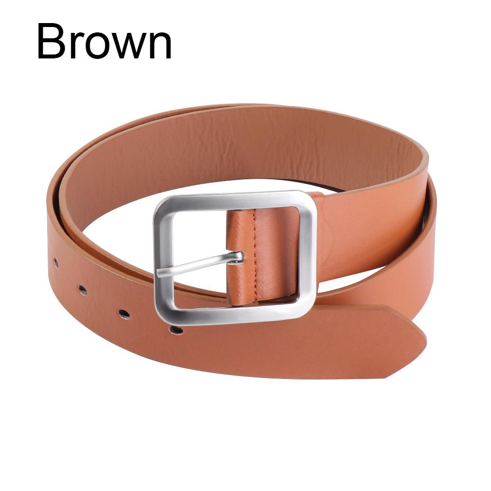 High-Quality Waist Strap Belts Waist Belts Leather Dress Belt Casual Waistband Square Pin Buckle
