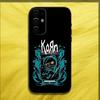 Music Band K-Korn Phone Case For Samsung S24,S21,S22,S23,S30,Ultra,S20,Plus,Fe,Lite,Note,10,9,5G Black Soft Shell