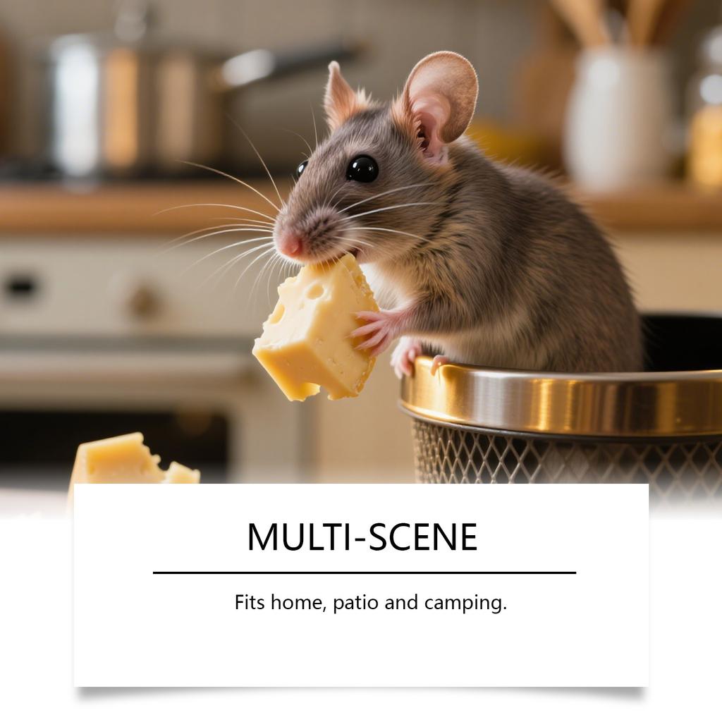 Пакет от вредителей, Мятный запах, Длительного действия, Подходит для дома, террасы, кемпинга и гаража.