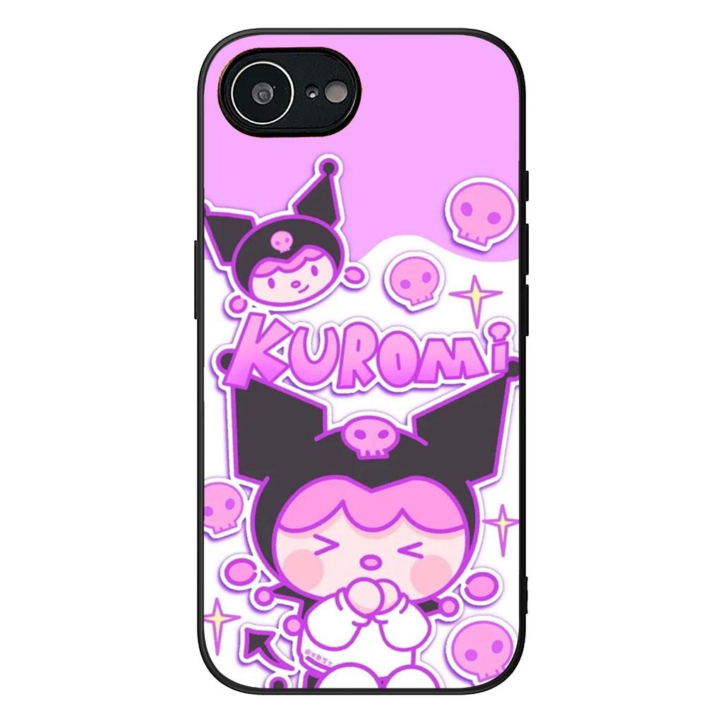for Motorola Moto G54 G05 G24 G45 G55 G75 G85 G15 G57 G86 Power Edge 50 30 Fusion neo Pro Case Poster Kuromi Lovely Cartoon