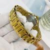 Gold Women'S Watch Steel Belt Waterproof Fashion Retro Roman Quartz Watch High-End Quality Square Women'S Watch