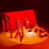 Монтессори Деревянные Игрушки Дети Пожарная Станция Полицейский Участок Имитация Игрушка Ролевые Игры Инструменты Конструктор Развитие Моторики Дети