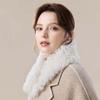 JIUMU Женский зимний плюшевый шарф из овечьей шерсти