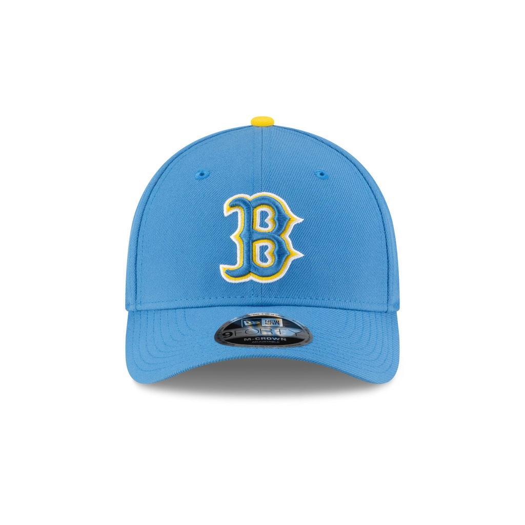 New Era 9FORTY Snapback Boston Red Sox MLB Authentic Player Replica Snapback Cap In Light Blue RED SOX M-CROWN On-Field (BOSTON 940MC) [Used]