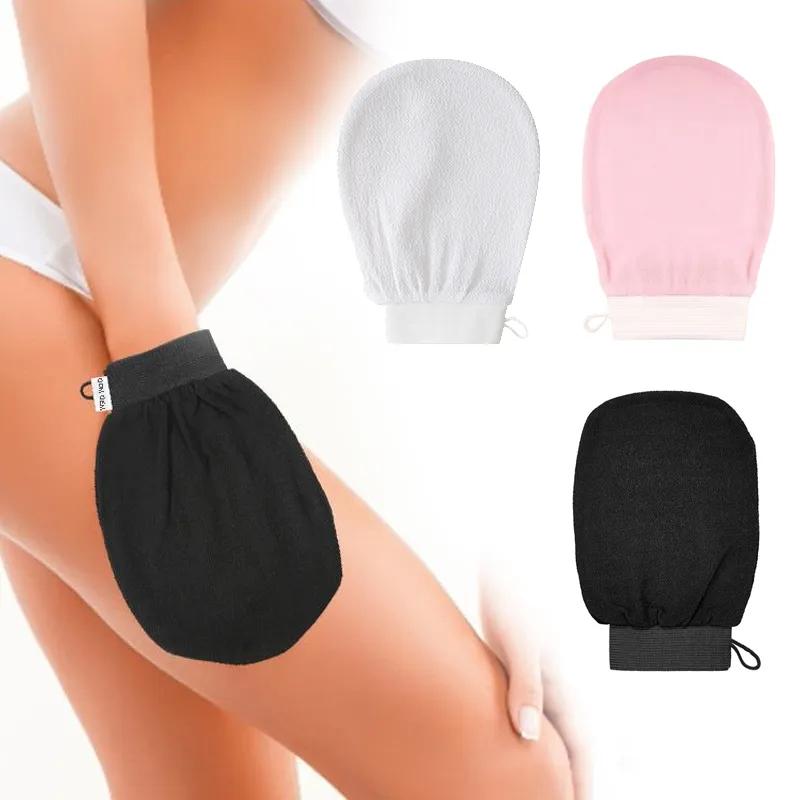 Вискоза для ванн для пилинга, отшелушивающая перчатка для душа, скраб, перчатки для массажа тела, губка для мытья кожи, увлажняющая спа-пена