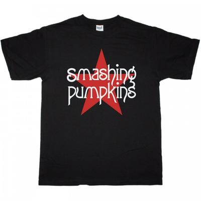 Унисекс Хлопковая Футболка для Взрослых с Логотипом The Smashing Pumpkins