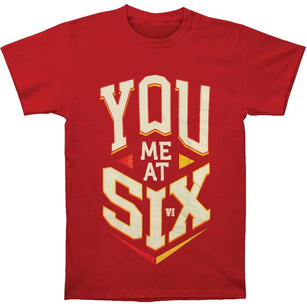 Men's You Me At Six Block Logo Regular Mens Soft T Slim Fit T-shirt XX-Large