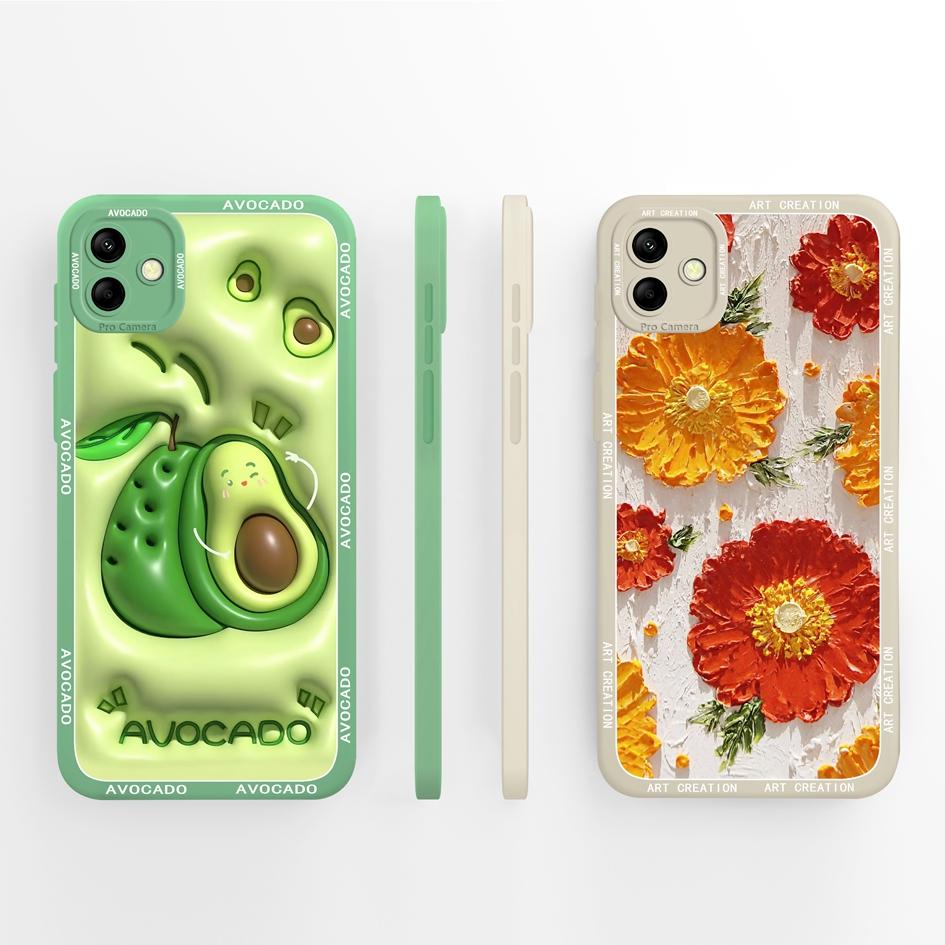 Для Samsung Galaxy A04 A04E M04 M 04 чехол для телефона Роскошный модный мягкий жидкий силикон квадратный протектор экрана сумка для телефона матовый для Samsung бампер