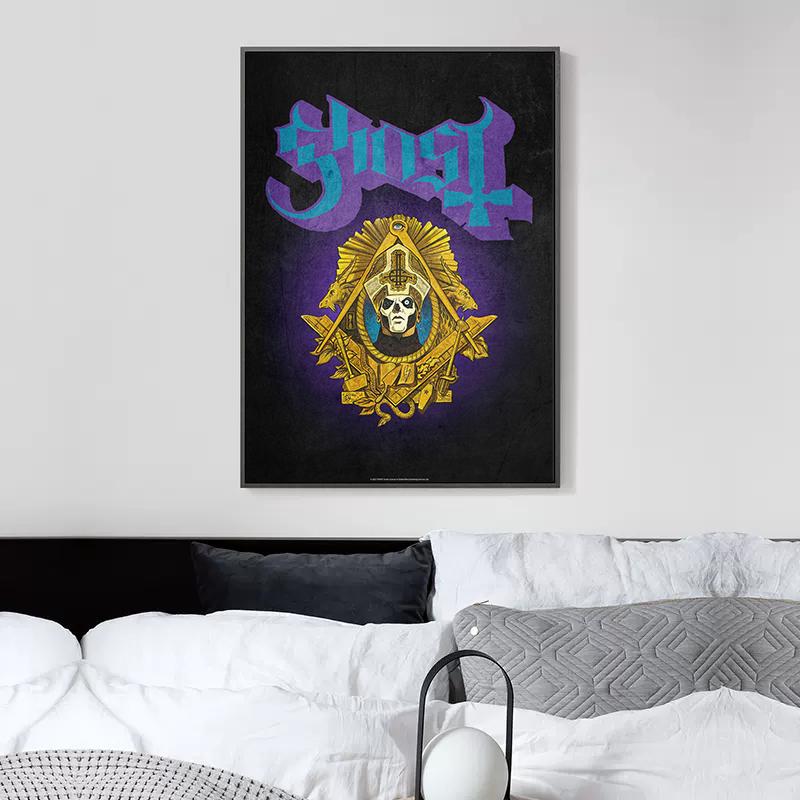 Абстрактные плакаты с группой призраков, картина на холсте, хэви-метал группа, настенная художественная картина для гостиной, кофейни, бара, украшения дома