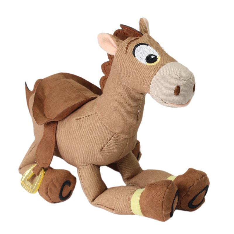 25cm Animation Toy Story Woody Sheriff Bath Red Heart Horse Ordinary Acousto-optic Plush Toy Sofa Pillow Birthday Gift