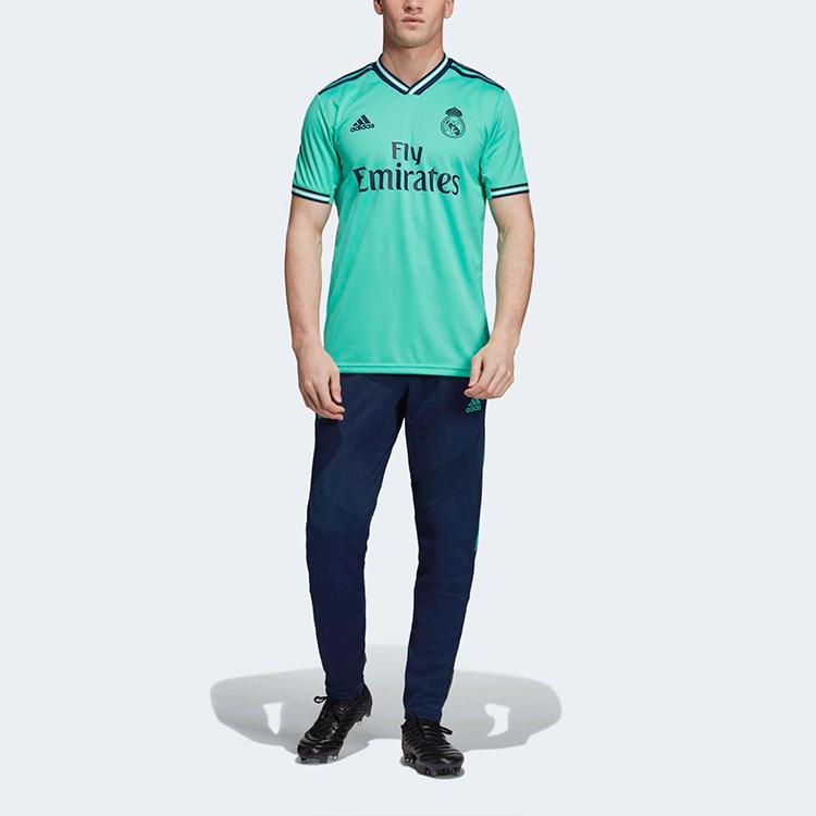 Adidas Real Madrid Soccer Jerseys Men's Green Moderate Straight Fit