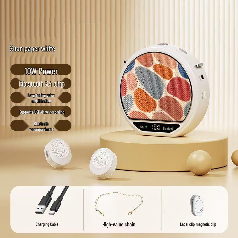 Precision Wireless Lapel Microphone & Speaker for Tour Guides and Teachers