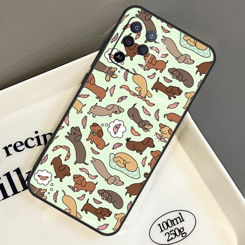 Dachshund Dog For Oppo A18 A38 A58 A78 A98 A5 Pro A96 A76 A16 A94 A74 A54 A15 A40 A60 A80 A17 A57 A77 Case