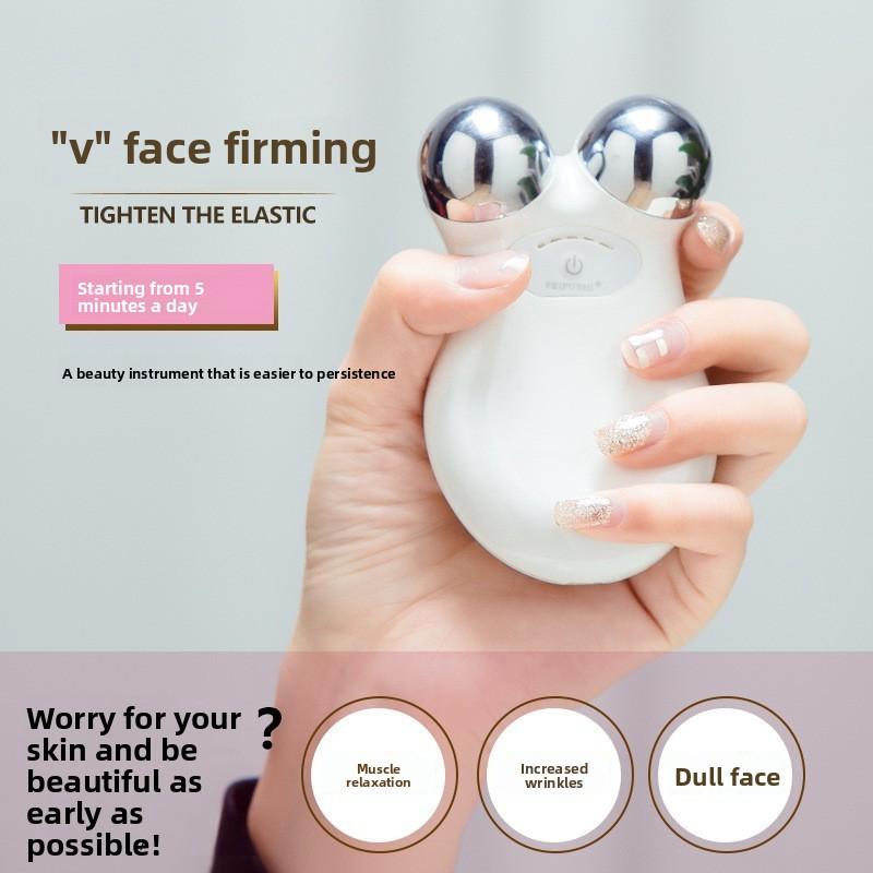 Микротоковый Beauty Бытовой Комплексный Лифтинг и Укрепление Кожи Лица Инструмент для Массажа V-образного Лица Многофункциональный Инструмент для Сохранения Красоты Лица Омоложение Кожи Вводящий Прибор