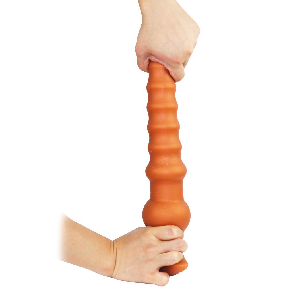 Q-shaped radish-shaped soft-core anal development tool of appropriate size for sexual pleasure toys for expanding the anus plug