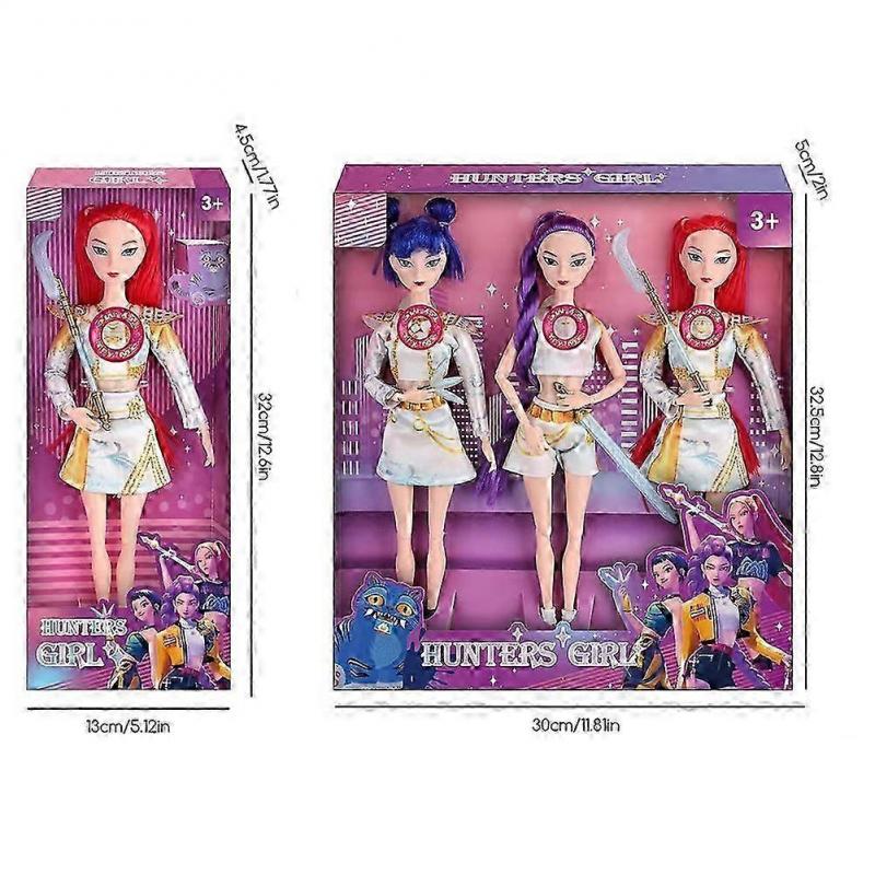 3x Кукла Sining Girls - Коллекционные виниловые куклы, Подарок на день рождения, Рождество для детей, Фанатов.