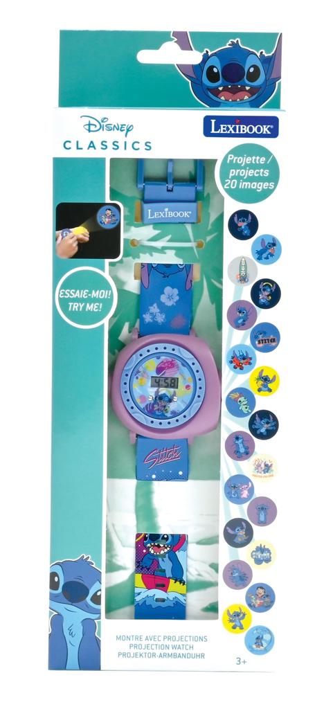 Lexibook Projection Lilo Digital Authentic Watch, & Stitch, Children's Wristwatch, DMW050D,
