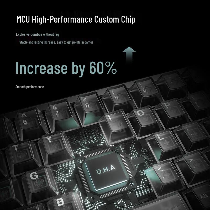 DAREU COOL68 Прозрачная RGB Магнитная Механическая Клавиатура
