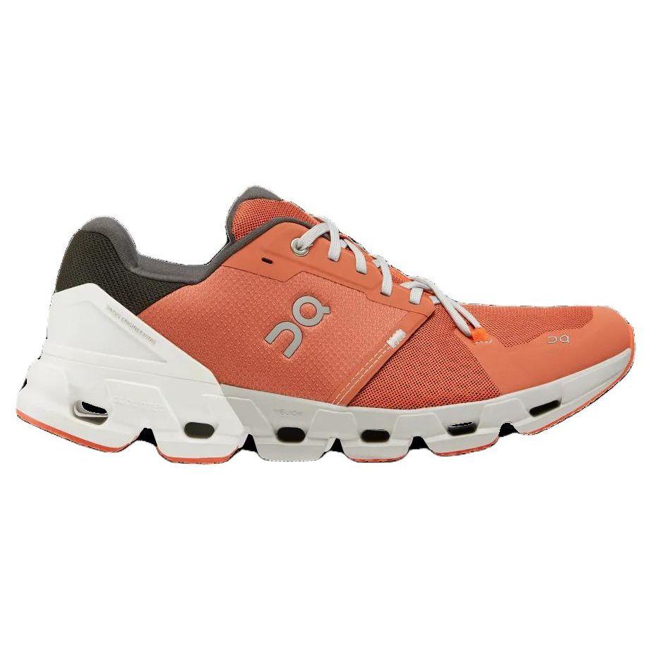 On Cloudflyer 4 Cushiing Low-Top Running Shoes Men Sneaker Orange White 71.98396