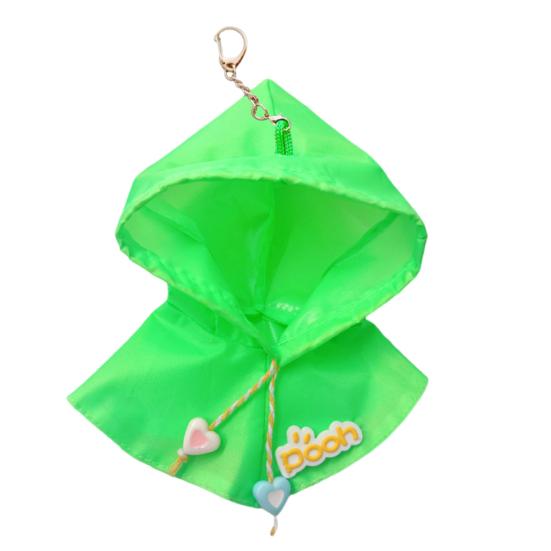 10/15 см хлопковый плащ для куклы, регулируемый шнурок, дождевик-пончо, желтый, зеленый, мягкая кукла, ткань, дождевики, одежда, хлопковая кукла, подарок для любителей