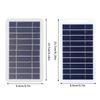 2W Solar Panel With Usb Waterproof Outdoor Hiking And Camping Portable Battery Mobile Phone Charging Bank Charging Panel 5V