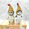 Фигурка кошки Креветка Кот 5-элементный набор Миниатюрная фигурка Интерьерный подарок, популярные игрушки в Корее