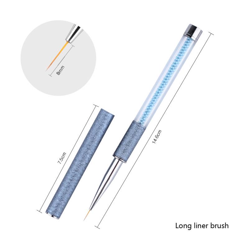 Тонкая кисть для маникюра