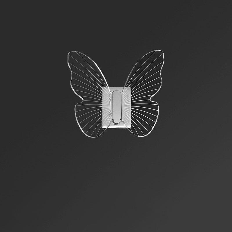 Золотой/Черный Крючок для одежды в ванной комнате Прозрачный акриловый дверной одинарный крючок Настенный крючок-бабочка для спальни Крючок для одежды Крючок для халата