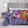 Courage Cowardlys Dog Blanket Quality Warm Soft Cartoon Bedding Throws Winter Travel Outdoor Fashion Bedspread