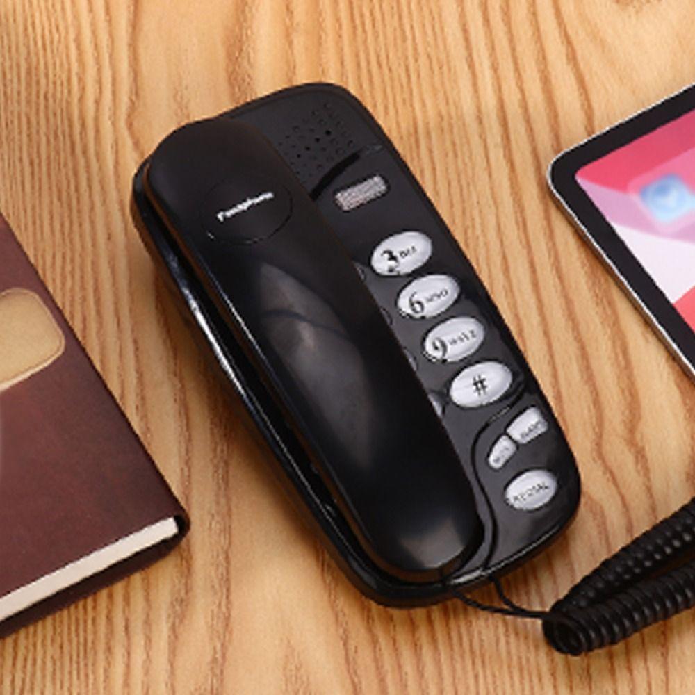 Wall Mountable Wired Telephone Large Button House Phones NEW Compact Telephone Hotel Office House