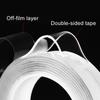 Double Sided Tape Heavy Duty Multipurpose Wall Tape Adhesive Strips Removable Mounting Tape Washable Strong Sticky Transparent Tape Gel
