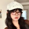 Early Autumn Hat Female Sweet Love Forward Hat Versatile Premium Sense Beret Show Face Small Literary Newsboy Hat