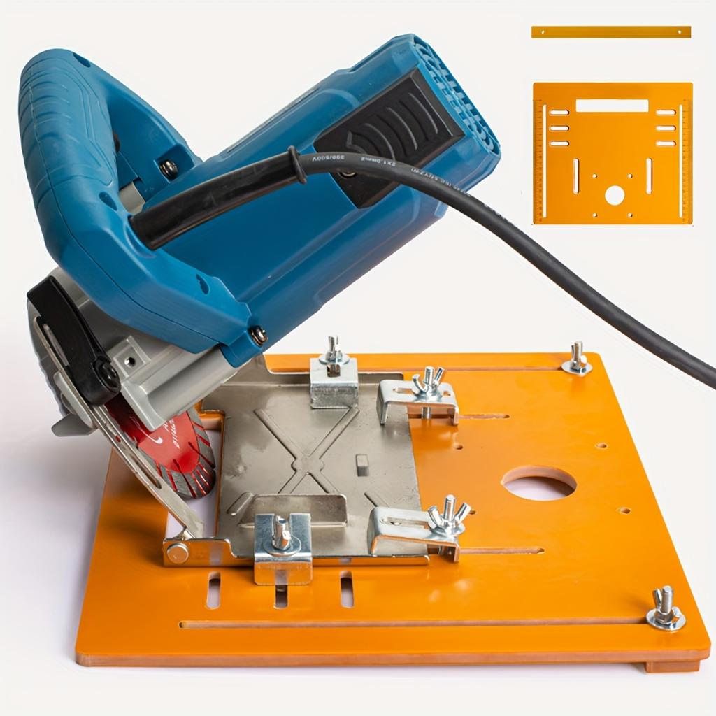 Cutting Machine Base Plate,Punch-Free 90° Flat Cut 45° Oblique Cut Saw Press Board Backer Backing Positioning Board,Saw Press