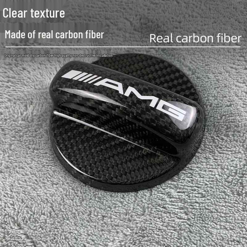 Compatible Carbon Fiber Fuel Tank Cap for Mercedes-Benz A4535, SGLC, GLC260, E300, SAMG, CLA, G-Class, and GLB.