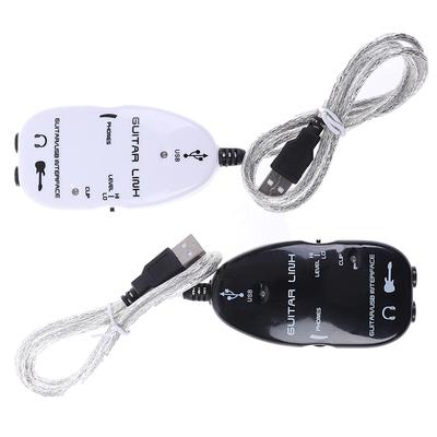 Гитарный кабель Аудио USB-интерфейс Адаптер для Mac/ПК Подарок для гитаристов