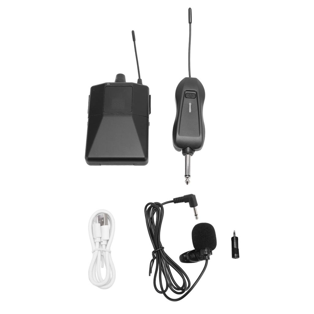Wireless Earphone Monitoring Transmitter Receiver UHF Adjustable 600 700MHz 3.5mm Stereo Output Stereo Wireless