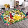 1PC Disney Snow White Print Carpet for Living Room Bedroom Kid's Room Home Decor Pink Room Decor Area Rug Non-slip Mat Play Mat