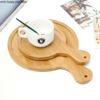 Bamboo Wood Pizza Plate Steak Plate Bread Pan Cake Pan Round Wooden Pallet Dim Sum Plates Wooden Tray Display Tray Wood Plates