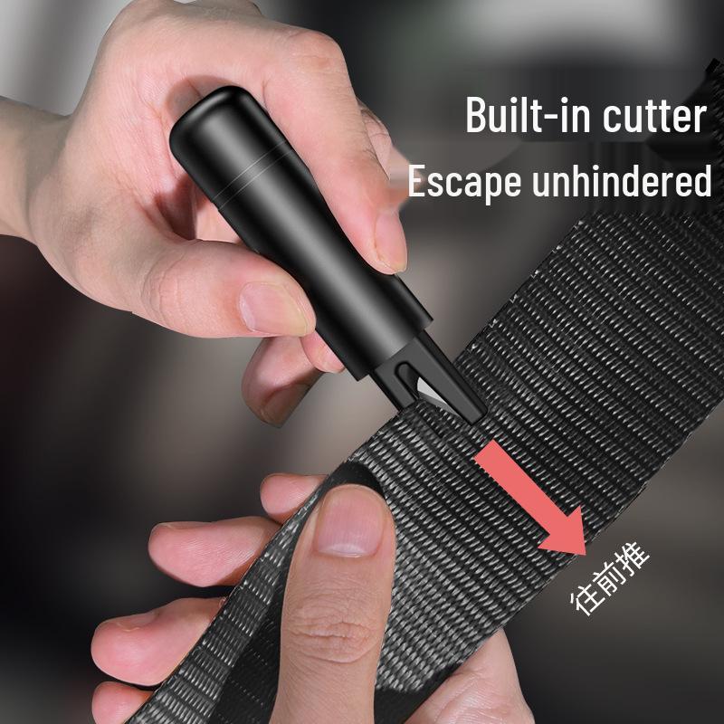 Emergency Car Escape Hammer & Window Breaker with Seatbelt Cutter – Multi-functional Safety Tool