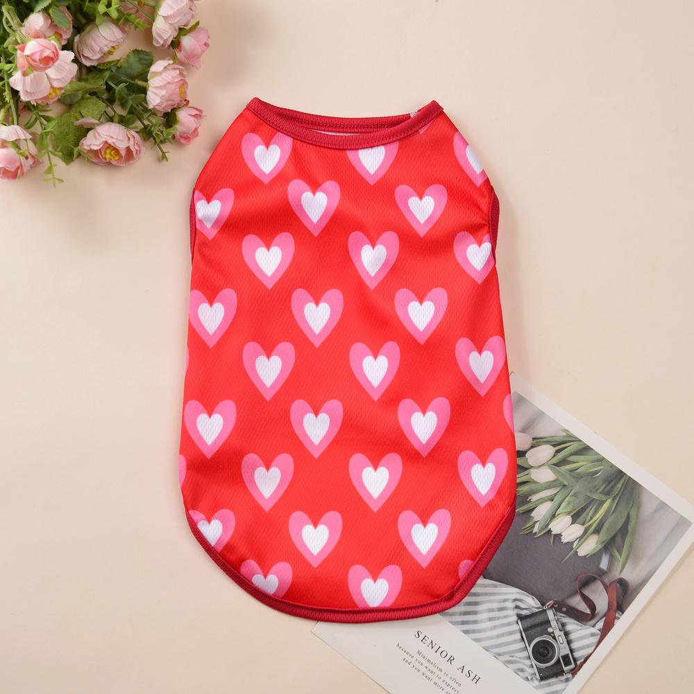 Сетчатая одежда для собак, милый жилет с буквенным принтом для маленьких собак, костюм для кошек, мягкий пуловер для французского бульдога, праздничная одежда для нарядов