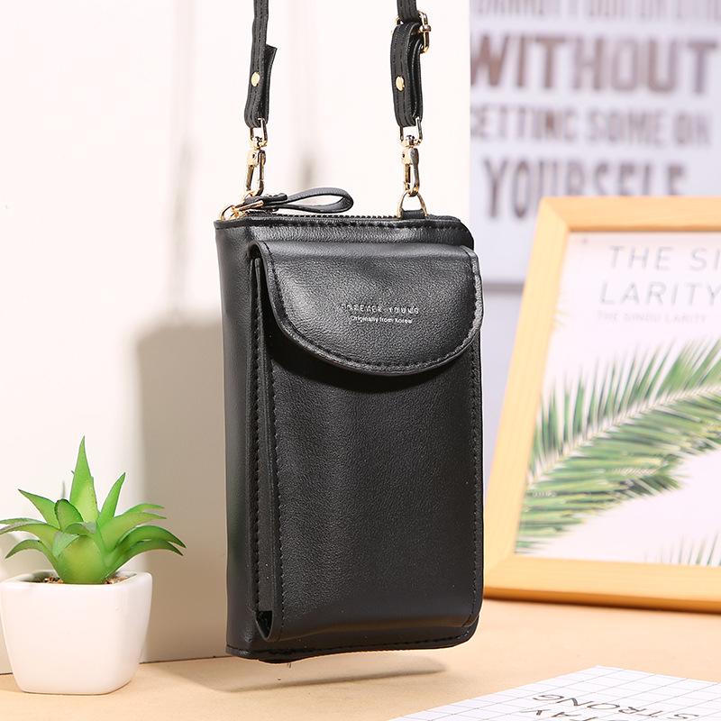 Новая модная женская маленькая сумочка для телефона, кожаная сумка через плечо, мини-сумочка, кошелек