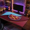 West Ham United Футбольный Принт Большой Коврик для Мыши, Противоскользящий Расширенный Игровой Коврик для Стола для Офиса Дома